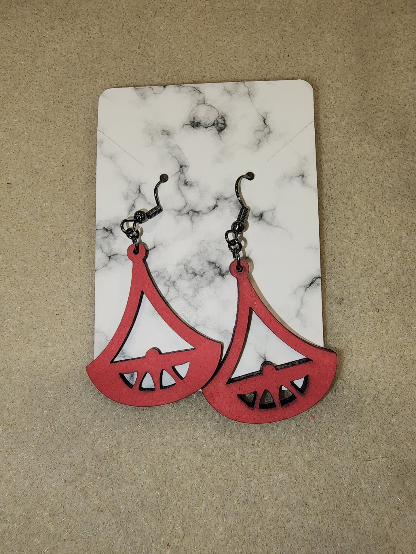 Wood earrings
