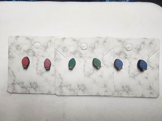 Mini Christmas Light Earrings