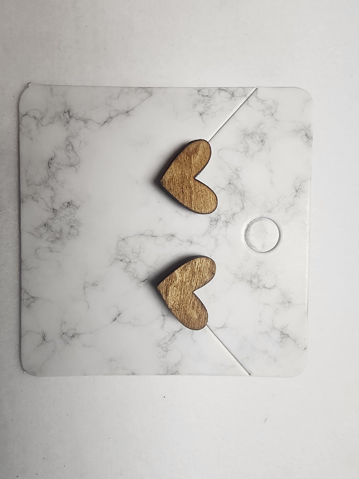 Wood Stud Earrings