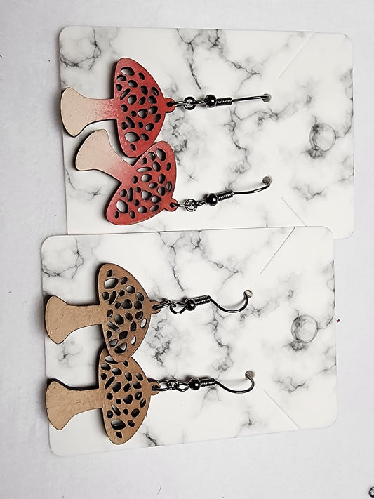 Mushroom Earrings